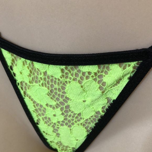 Like Green & Black Lace 2pc Bralette Set - Picture 4 of 10